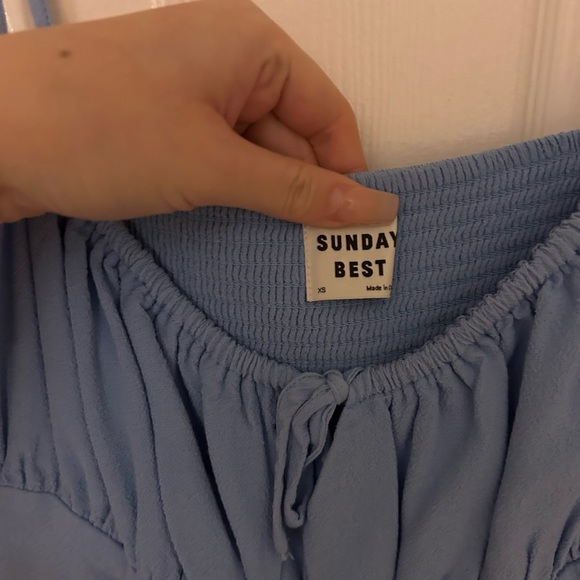 Aritzia Sunday best blue dress size xs - Picture 2 of 3